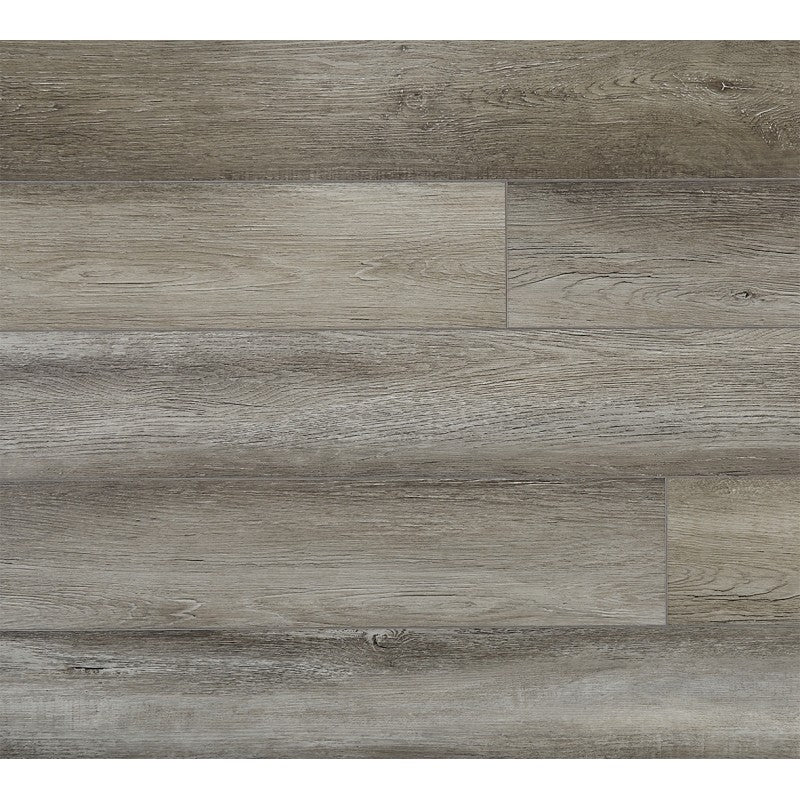 Healthier Choice Flooring CVP102G01 Series Luxury Plank with Pad, Chateau, 48 in L, 7 in W, Beveled Edge, SPC