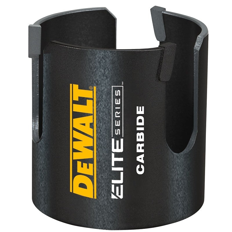 DEWALT ELITE Series DAH4234 Hole Saw, 2-3/4 in Dia, 2-7/16 in D Cutting, 5/8 in Arbor, Carbide Cutting Edge