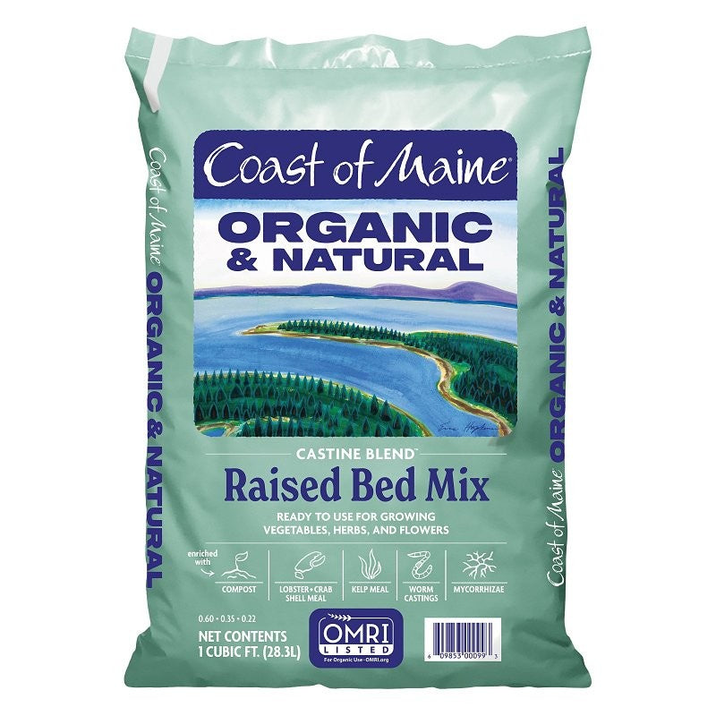Coast of Maine 1CBCRB1 Castine Raised Bed Mix, 1 cu-ft Bag