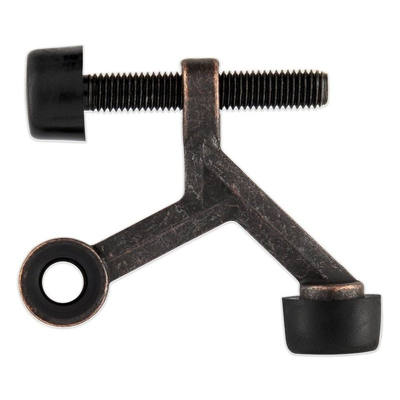 National Hardware N830-567 Hinge Pin Door Stop, 9/16 in Dia Base, Steel/Zinc, Oil-Rubbed Bronze