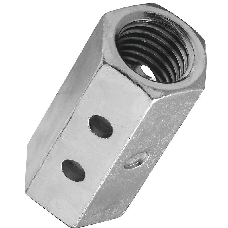 National Hardware 4003BC Series N182-725 Coupler, UNC Coarse Thread, 3/4-10 Thread, Steel, Zinc