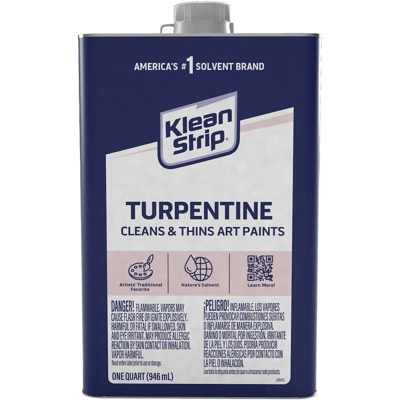 Klean Strip QGT69 Gum Spirit Thinner, Liquid, Pine, Clear, 1 qt (Pack of 6)