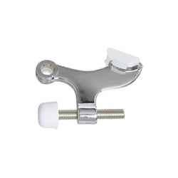Contoured Hinge Pin Door Stop Bright Chrome