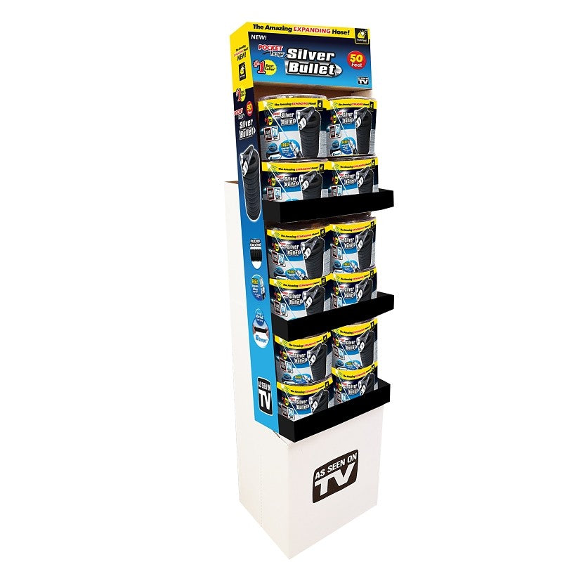 POCKET hose Silver Bullet 13397-FD12 Garden Hose, Black, Fabric (Pack of 12)