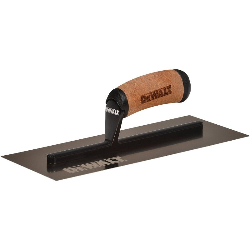 DEWALT DXTT-2-961 Finishing Trowel, 4-3/4 in W Blade, 12 in L Blade, Stainless Steel Blade, Ergonomic Handle