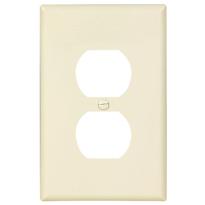 Eaton Wiring Devices PJ8LA Single and Duplex Receptacle Wallplate, 4-7/8 in L, 3-1/8 in W, 1 -Gang, Polycarbonate (Pack of 25)