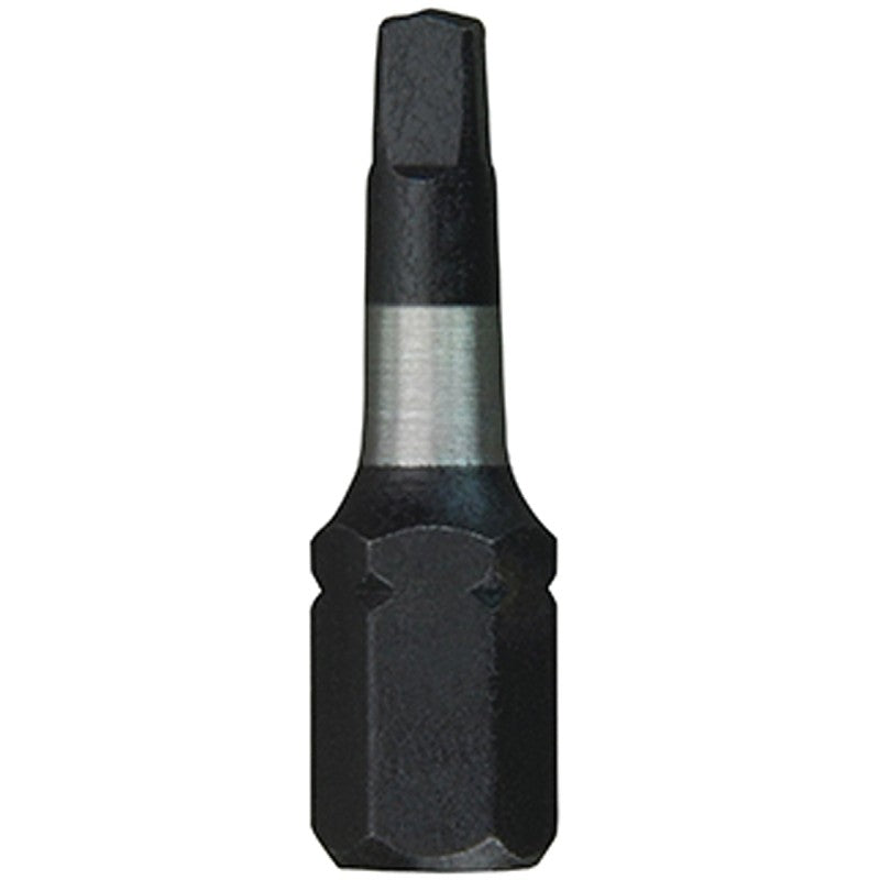 Milwaukee 48-32-4417 Insert Bit, #8, 3/16 in Drive, Slotted Drive, 1/4 in Shank, Hex Shank, 1 in L, Steel (Pack of 3)