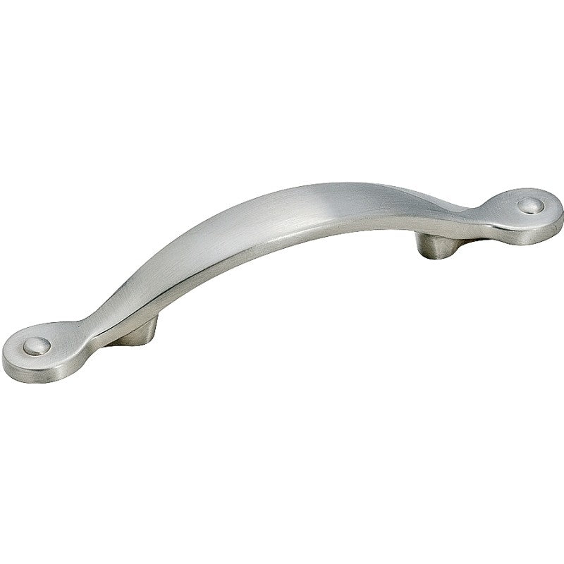 Amerock BP1590G10 Cabinet Pull, 1 in Projection, Zinc, Satin Nickel