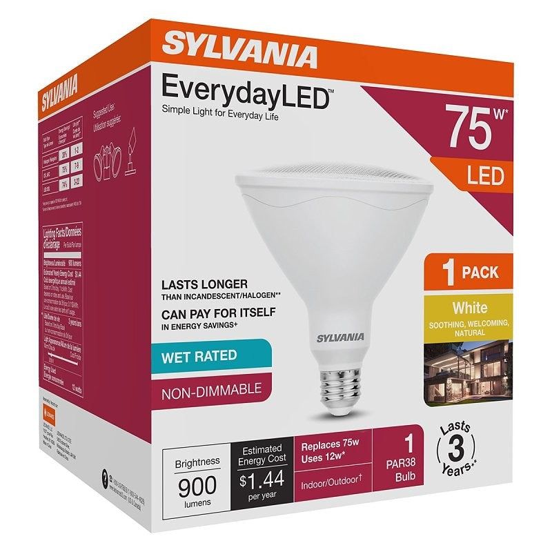 Sylvania 42035 LED Light Bulb, PAR38 Lamp, Bright White