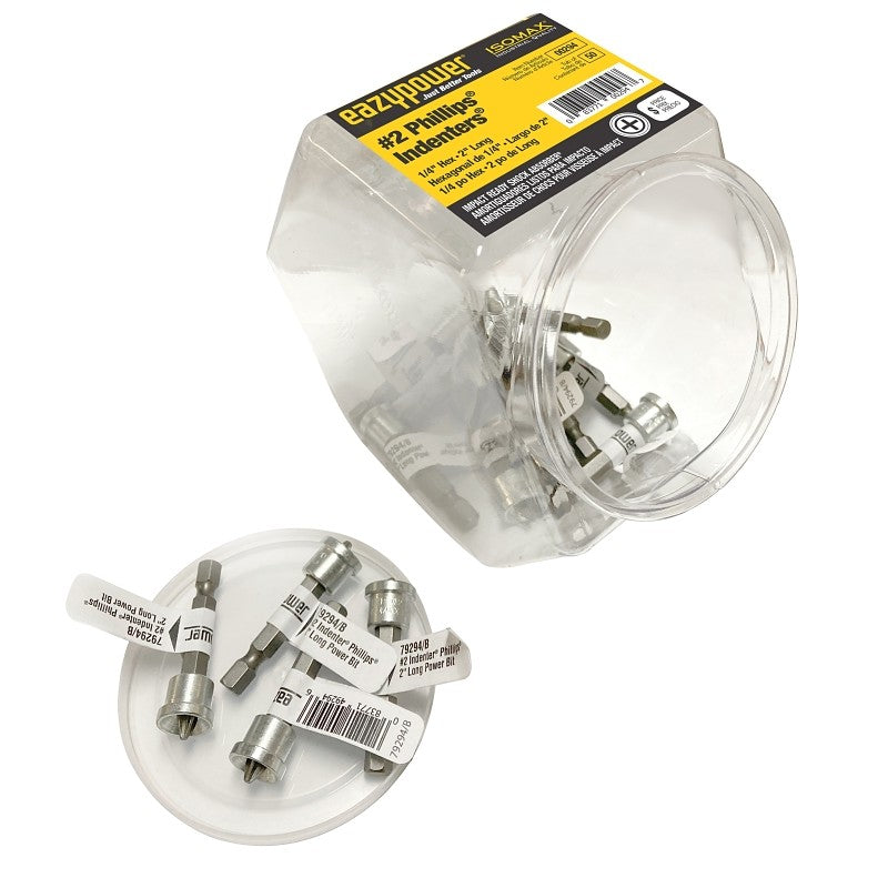 Eazypower 294 Drywall Screw Indenter, #2 Drive, Phillips Drive, 2 in L