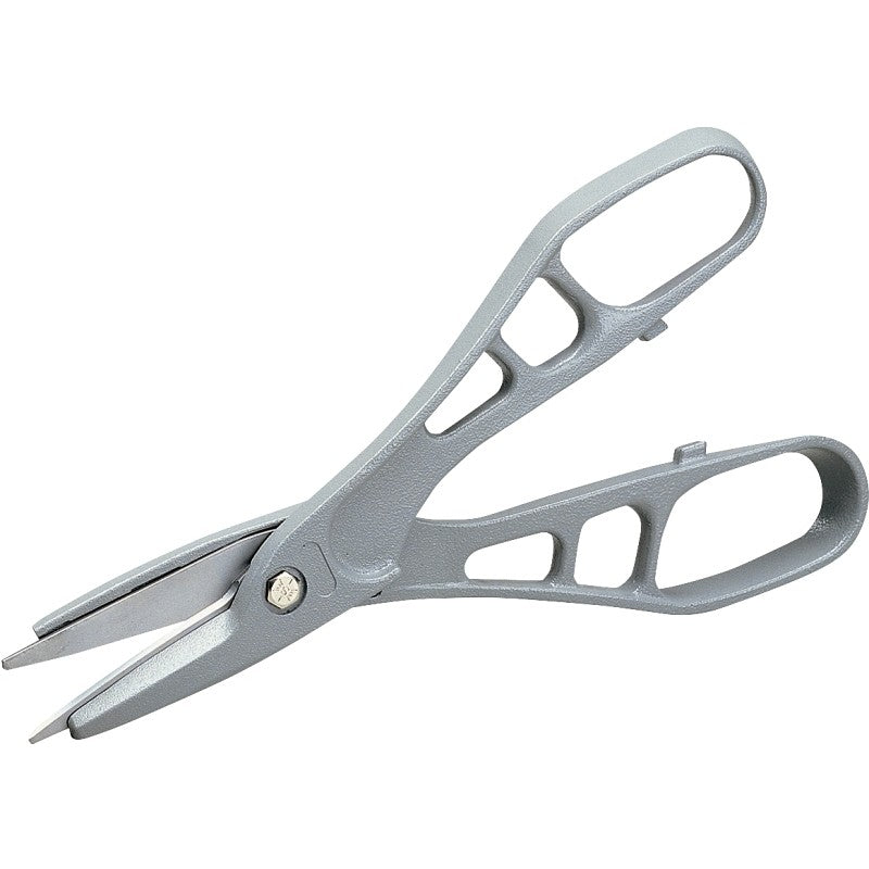 Malco Andy Snip M12N/M12 Pattern Snip, 12 in OAL, 3 in L Cut, Straight Cut, Steel Blade, Loop Handle, Gray Handle