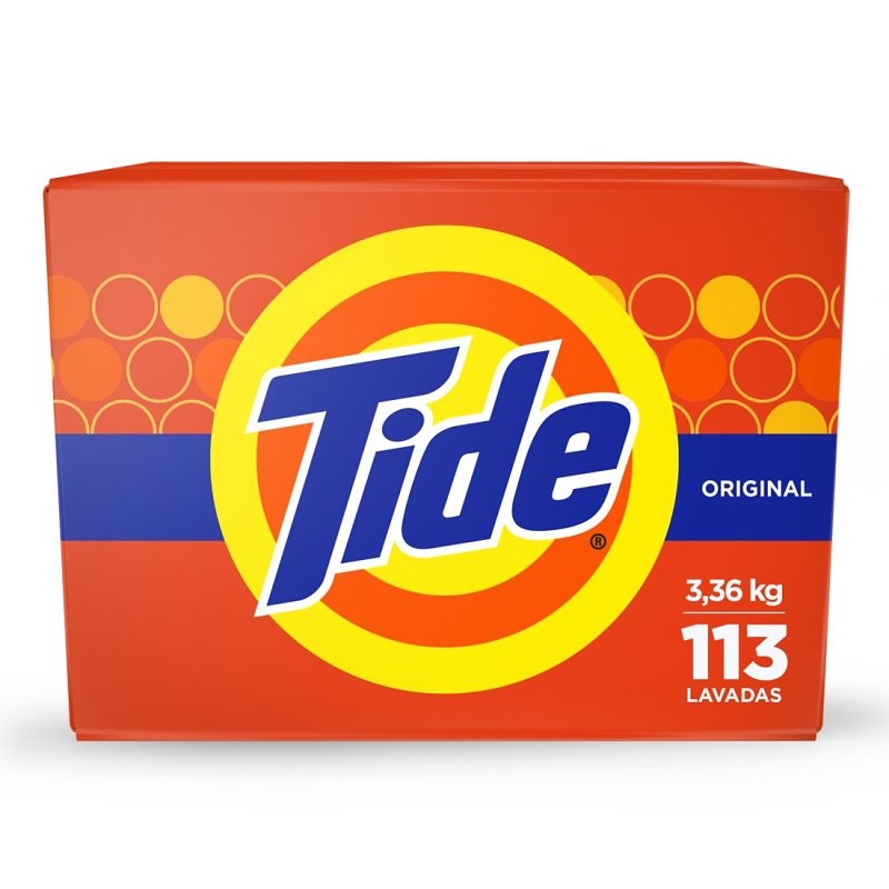 Tide 80811557 Laundry Detergent, 8 lb Box, Powder, Original, White (Pack of 2)