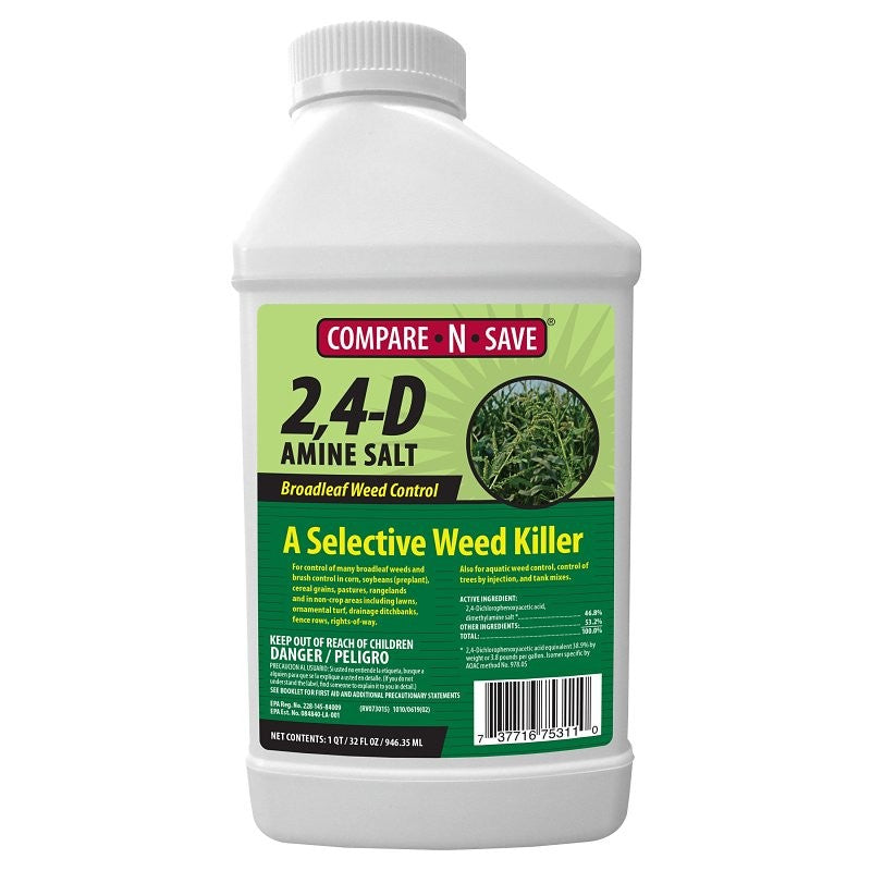 Compare-N-Save 75311 Broadleaf Weed Control, Liquid, Spray Application, 32 oz
