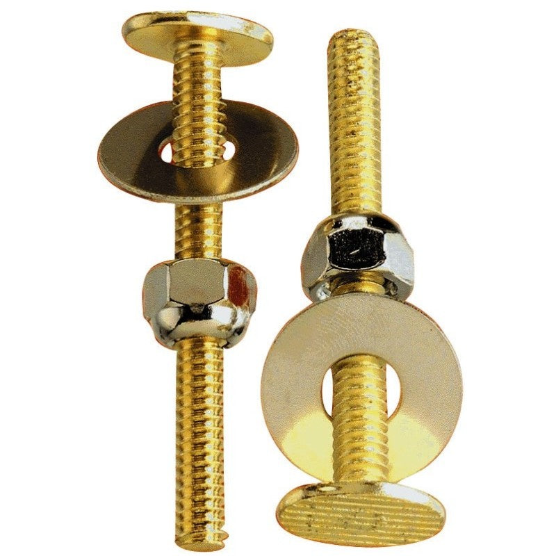 Plumb Pak PP835-150 Bolt Set, 2-1/4 in Dimensions, Brass