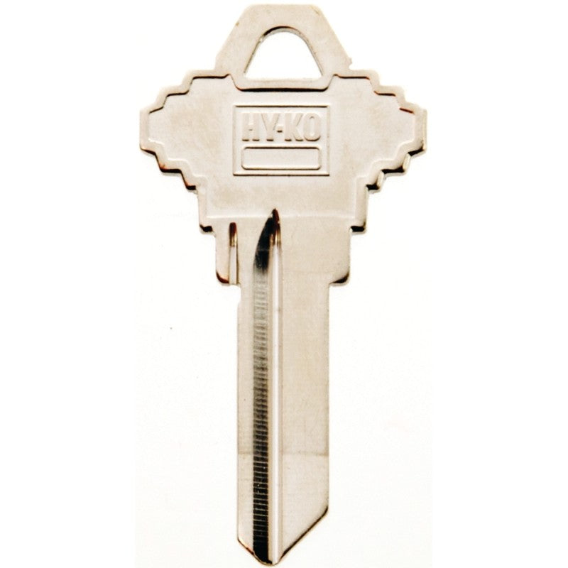 Hy-Ko 21250SC1 Key Blank, Brass, Nickel, For: Schlage SC1 Keyways (Pack of 50)
