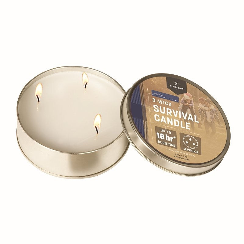 Stansport 135 Survival Candle, 18 hr