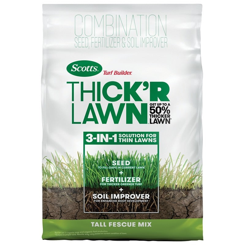 Scotts 30075B Thick'R Lawn Tall Fescue Mix Grass Seed, 40 lb Bag
