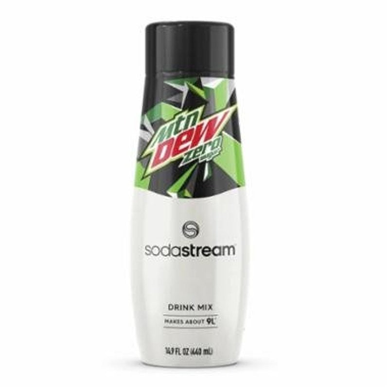 Sodastream 1103168010 Drink Mix, Mountain Dew Zero Sugar, 14.9 fl-oz