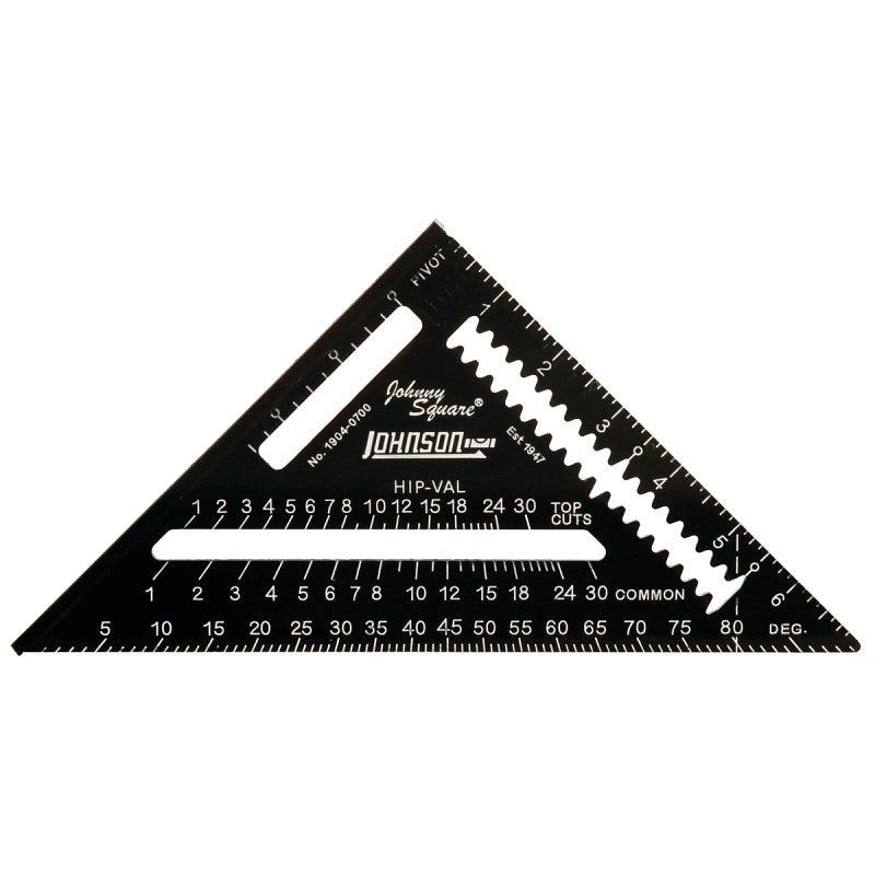 Johnson 1904-0700 Rafter Square, Aluminum, 7 in L