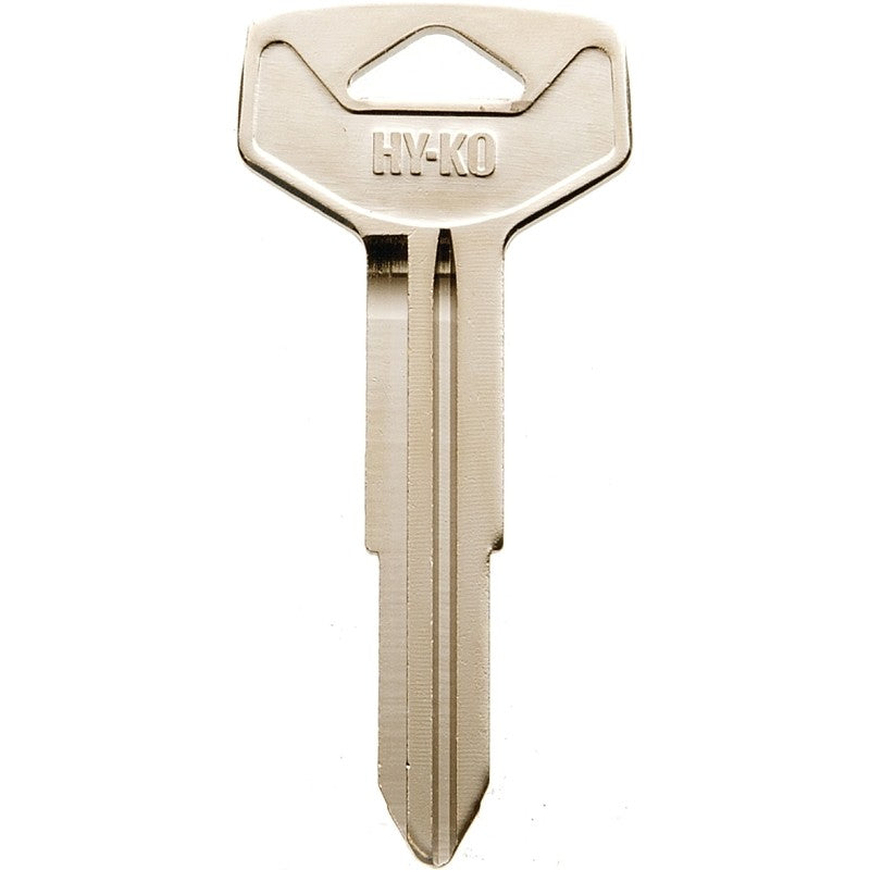 Hy-Ko 11010TR44 Automotive Key Blank, Brass, Nickel, For: Toyota Vehicle Locks, TR44 Key Number (Pack of 10)