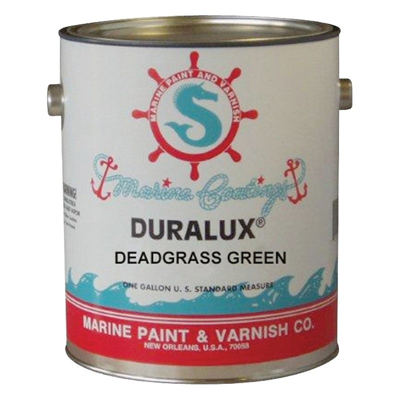 Duralux M745-1 Marine Enamel, Flat, Camouflage Dead Grass Green, 1 gal Can (Pack of 4)