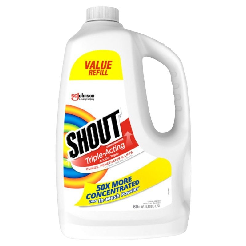 Shout 02274 Stain Remover, 60 oz, Bottle