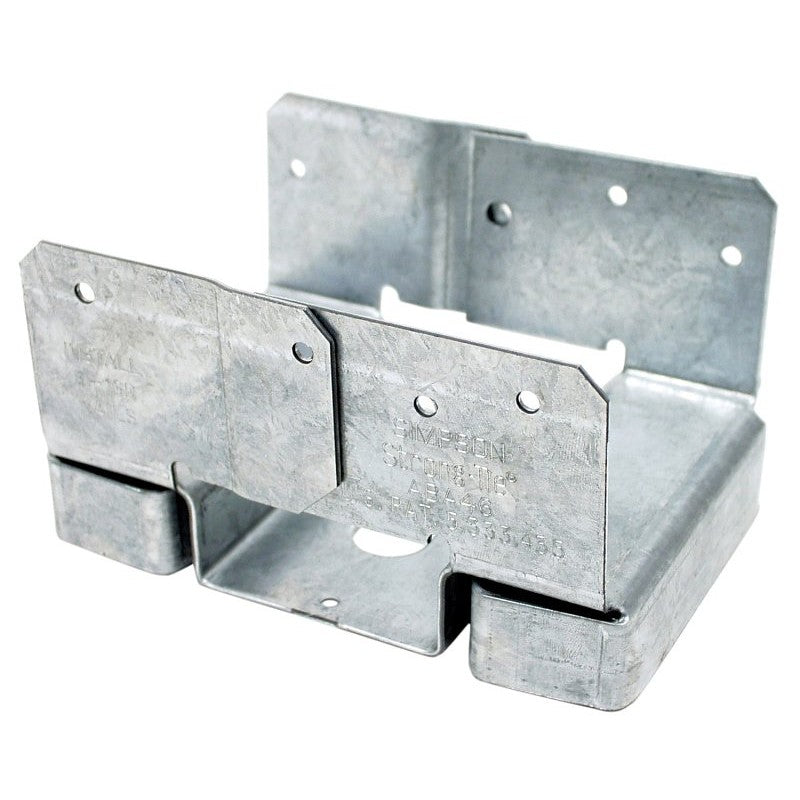Simpson Strong-Tie ABA ABA46Z Post Base, 4 x 6 in Post, 14 ga Gauge, Steel, ZMAX (Pack of 10)