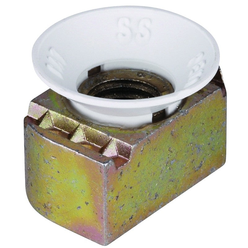 SuperStrut ZCM1001/2-10 Cone Nut, Galvanized, Nylon/Steel, Gold