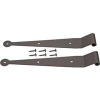 Shutter Strap Hinge Black 10 Inch Stainless Steel REQUIRES PINTELS