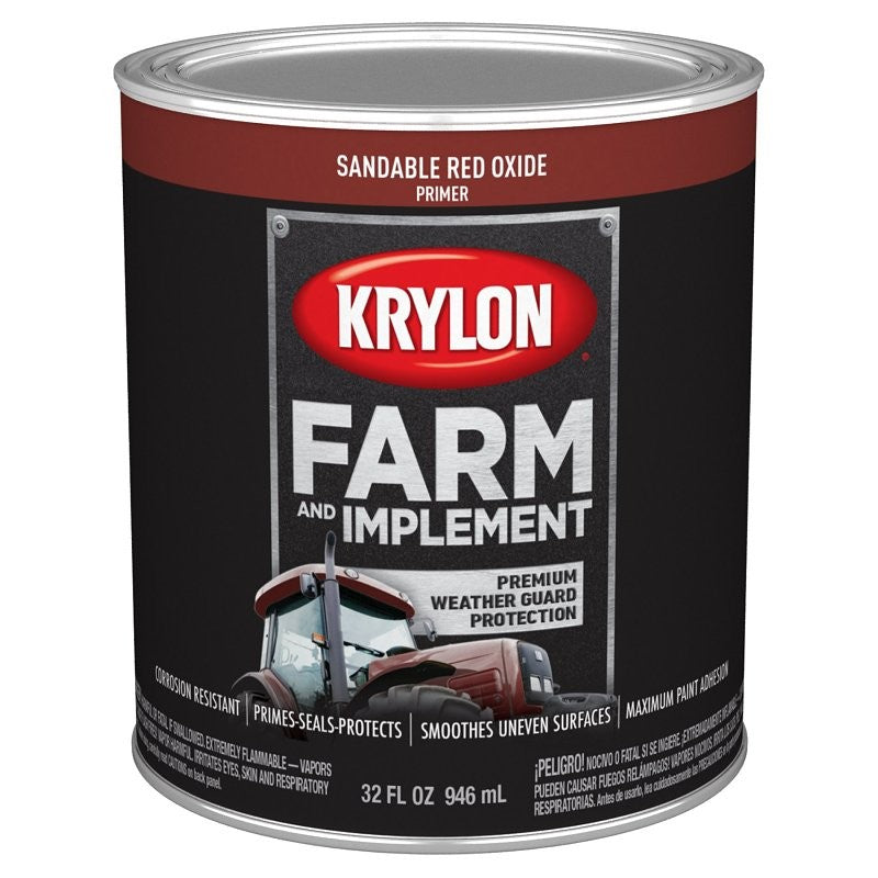 PRIMER SANDABLE RED OXIDE 1QT (Pack of 2)