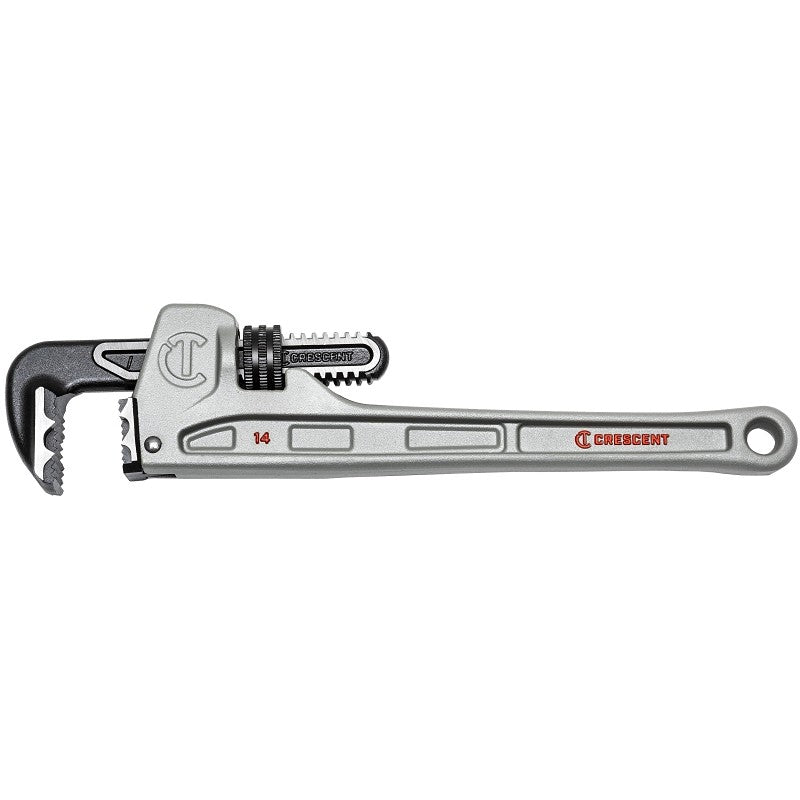 Crescent CAPW14 Pipe Wrench, 0 to 2-3/8 in Jaw, 14 in L, Aluminum, Powder-Coated