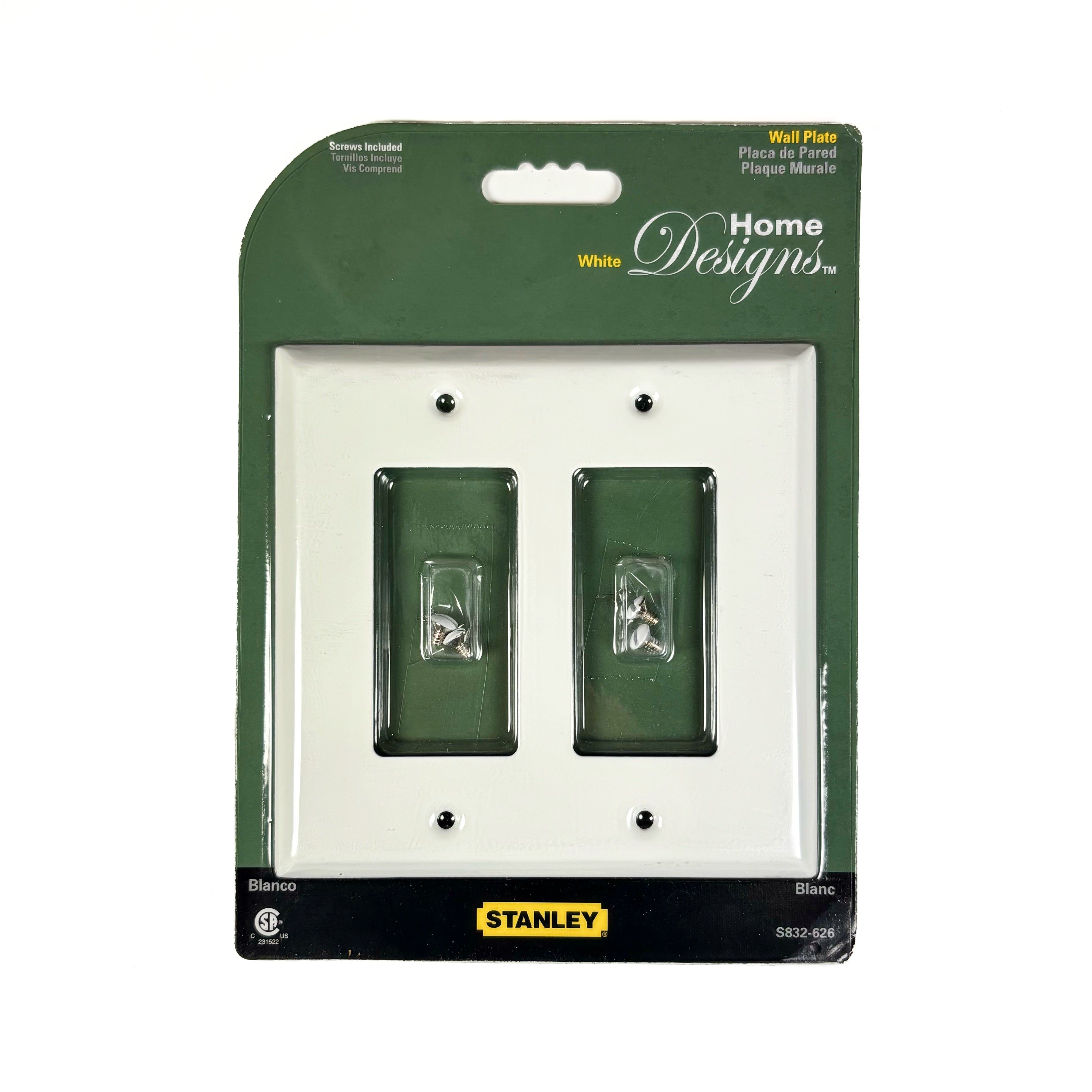Basic Double Rocker Or Gfi Wall Plate White
