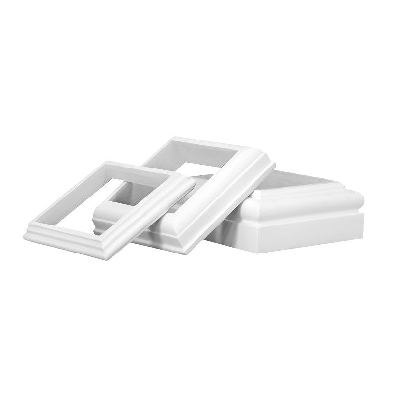 Hb&G 6048080802 Tuscan Cap/Base Set, Plain, Fiberglass
