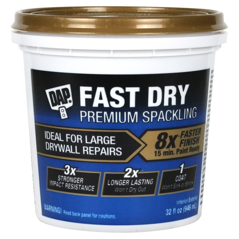 DAP 7079818441 Fast Dry Spackling, Off-White, 32 fl-oz
