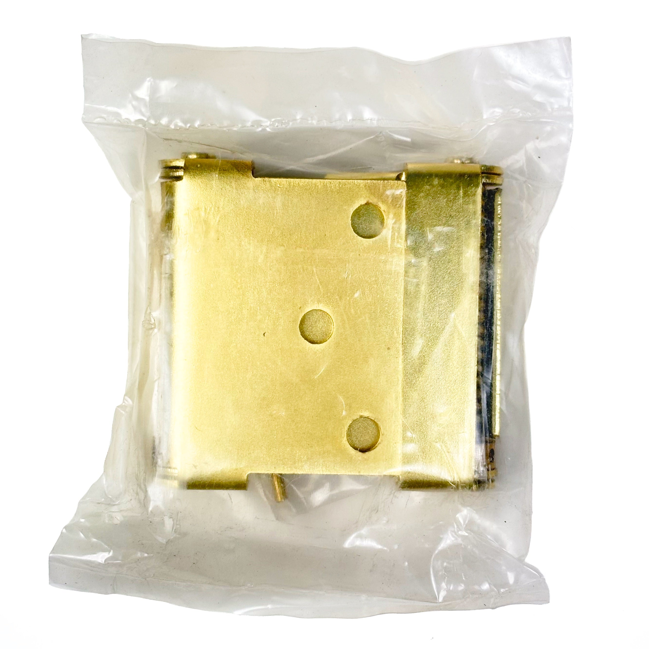 Double Acting Spring Hinge 3 Inch Satin Brass 1 Pack
