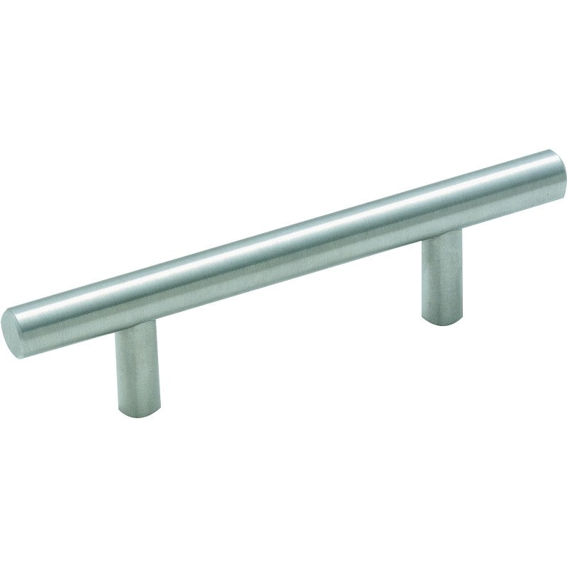 Amerock BP19010SS Cabinet Pull, 5-3/8 in L Handle, 1-17/50 in H Handle, 1-3/8 in Projection, Stainless Steel