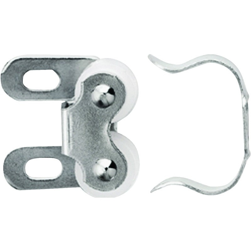 Amerock BP347414 Roller Catch, 1 in L x 1-1/16 in W Catches, Steel, Nickel