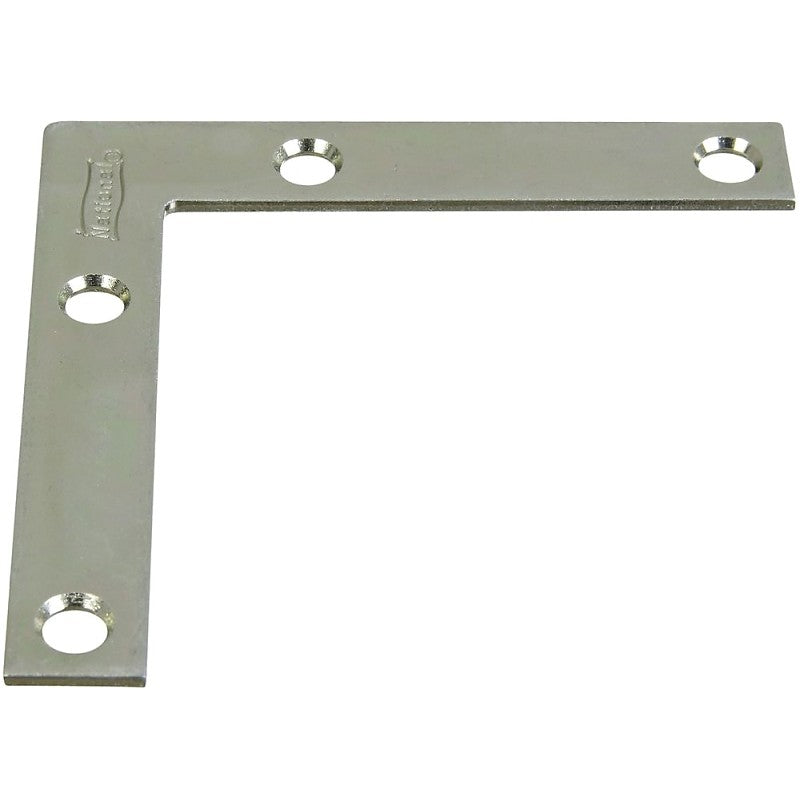 National Hardware 117BC Series N266-528 Corner Brace, 3 in L, 1/2 in W, 3 in H, Steel, Zinc, 0.07 Thick Material (Pack of 40)