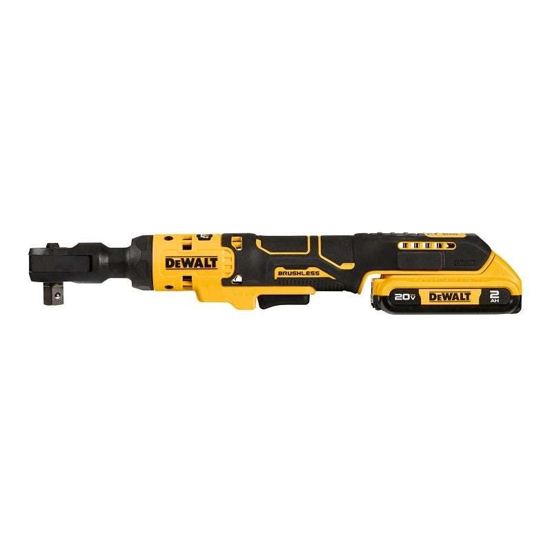 DEWALT Atomic Compact Series DCF512D1 Ratchet Kit, Battery Included, 20 V, 2 Ah, 1/2 in Drive, Square Drive