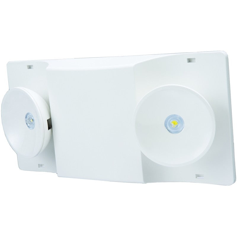 Sure-Lites SEL17 Emergency Light, 120/277 VAC, Polycarbonate Fixture, White, Ceiling, Wall Mounting