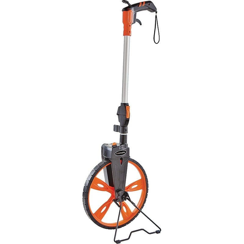 Keson RRT12 Measuring Wheel, 10,000 ft, 12 in Wheel, ABS Wheel, ABS, Orange