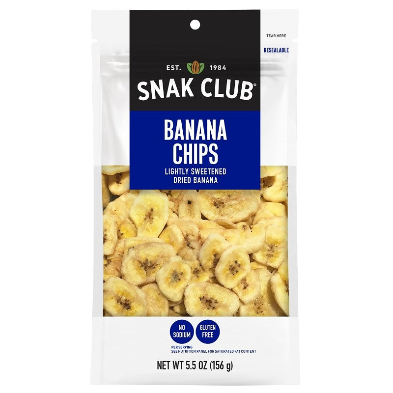 Snak Club CSU29419 Banana Chips, 5.5 oz (Pack of 6)