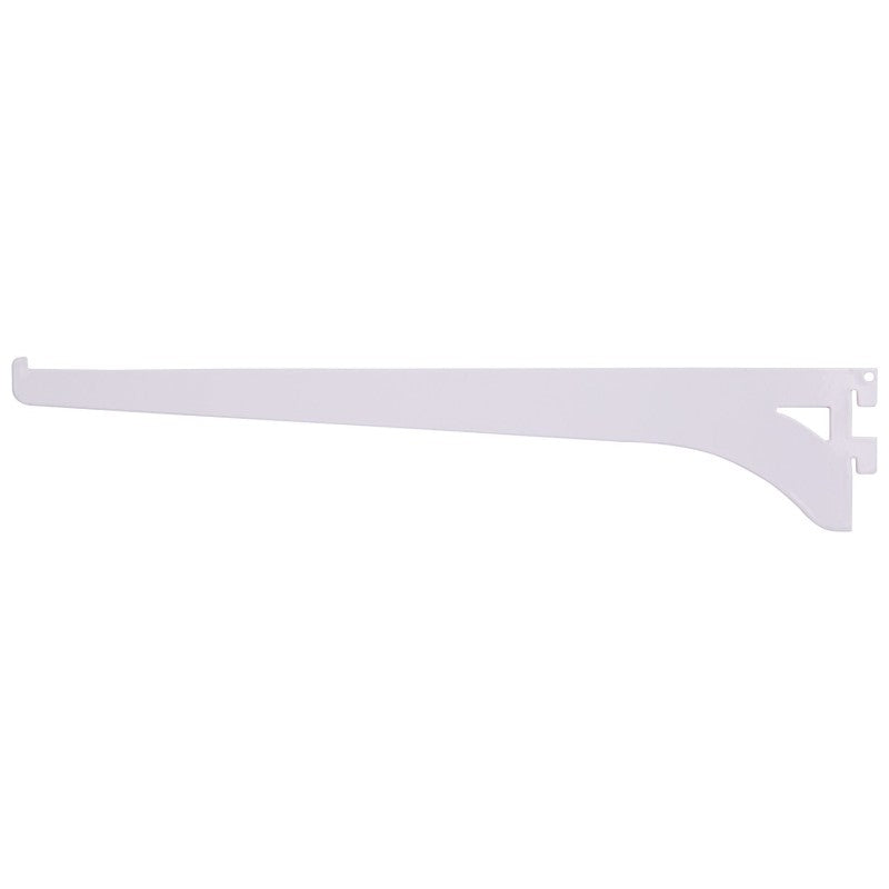 ProSource 25219PHL-PS Heavy-Duty and Single Track Shelf Bracket, 90 lb/Pair, 12 in L, 2-3/8 in H, Steel, White (Pack of 30)