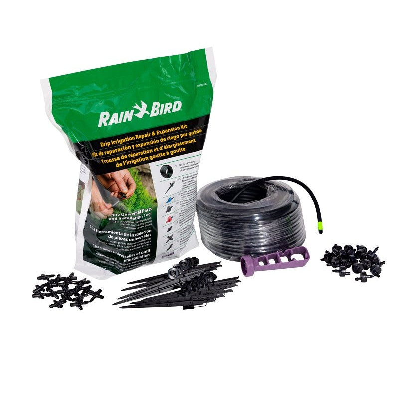 Rain Bird DRIPKITBAG Expansion and Repair Kit, 102-Piece