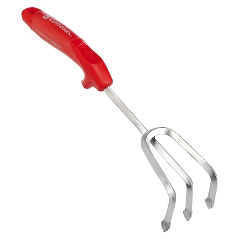 Corona CT 3334 Cultivator, 3 in W, 13-1/2 in L, 6 in L Tine, 3-Tine, Polymer Handle
