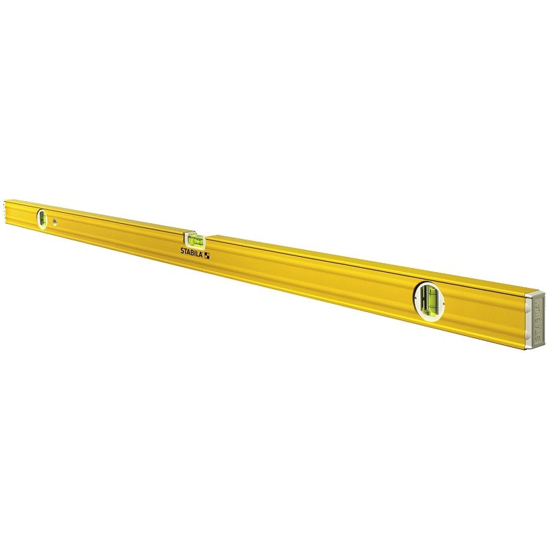 Stabila 29072 AS Level, 72 in L, 3-Vial, Non-Magnetic, Aluminum, Yellow