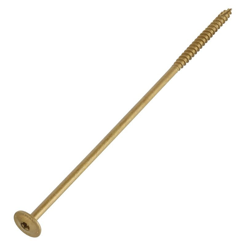 SaberDrive 52541 Lag Screw, 3/8 in Thread, 10 in OAL
