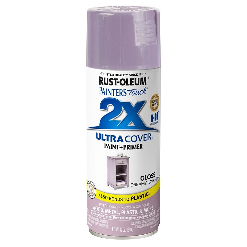 Rust-Oleum 366991 General-Purpose Paint, Gloss, Dreamy Lavender, 12 oz, Aerosol Can