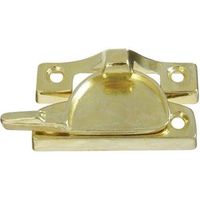 Crescent Sash Lock Contemporary Design Bright Brass Finish