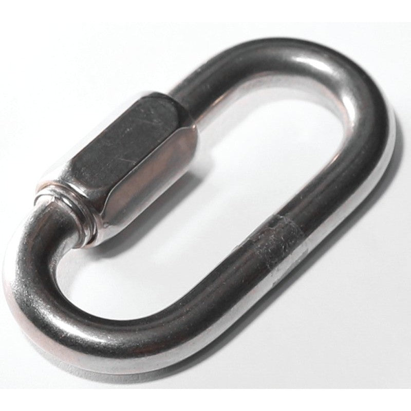 Baron 7350T-1/2 Quick Link, 1/2 in Trade, 2860 lb Working Load, Steel, Zinc (Pack of 10)